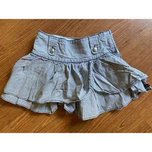 Girls Size 8 Lili Gaufrette Blue & White Stripe Nautica Skirt